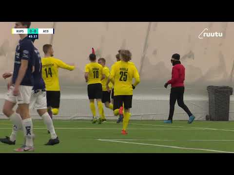 ACOTV Dekofloor ottelukooste: KuPS - AC Oulu 20.2.2021 (Suomen Cup)