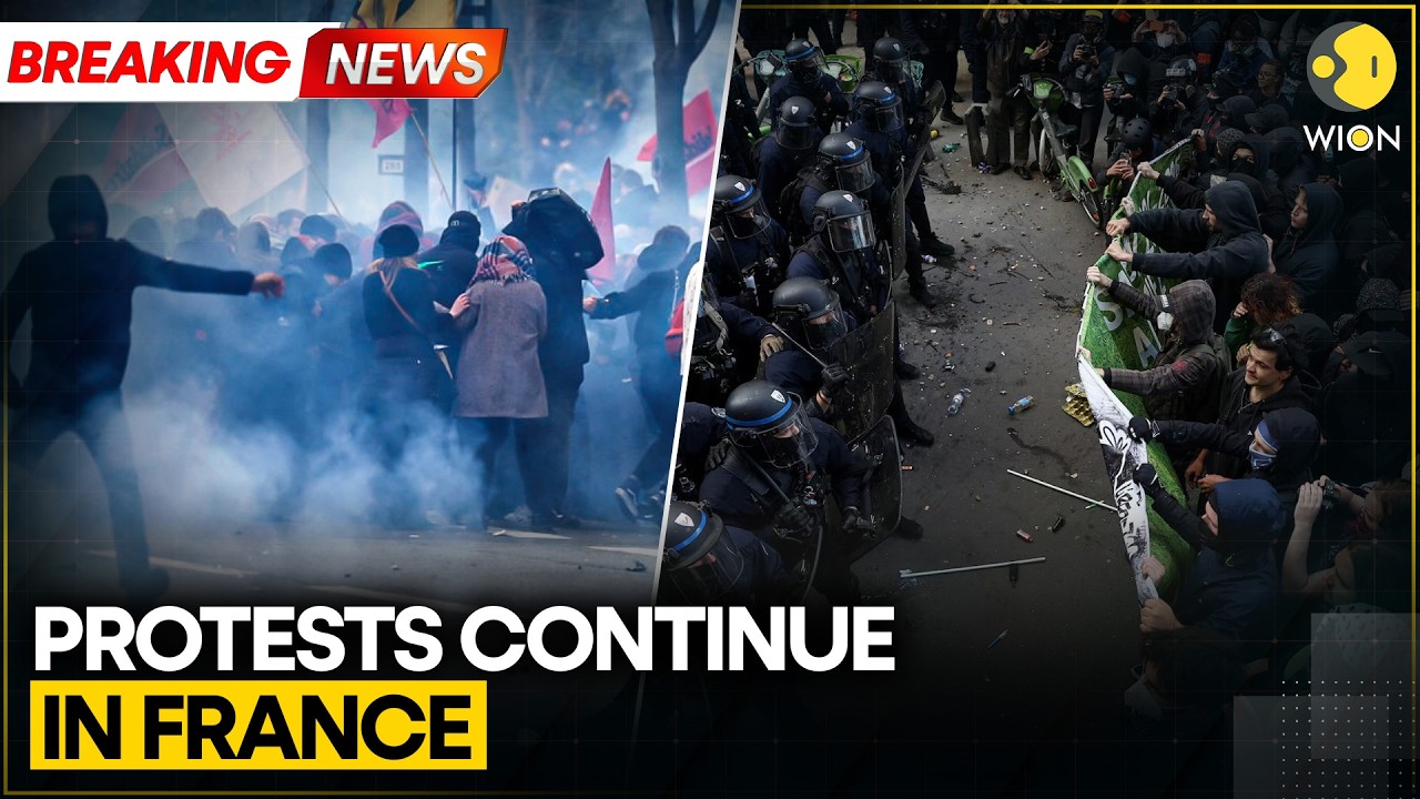 Police Clash With Protesters In France's Strasbourg | WION Breaking