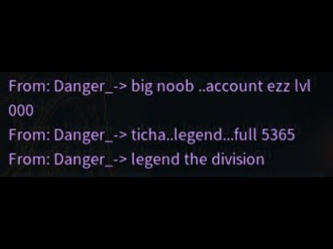 Ticha22 Finally show his true nature ( The Division 1.8.3 )