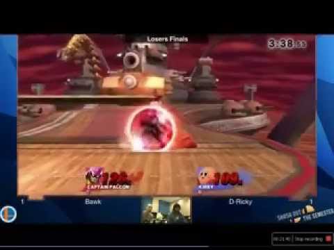 ssb4: Bawk vs D Ricky losers finals smash out the semester platville