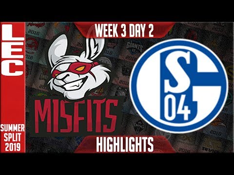 MSF vs S04 Highlights | LEC Summer 2019 Week 3 Day 2 | Misfits Gaming vs Schalke 04