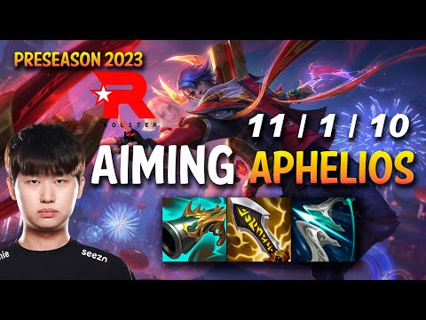 KT Aiming APHELIOS vs EZREAL ADC - KR Ranked