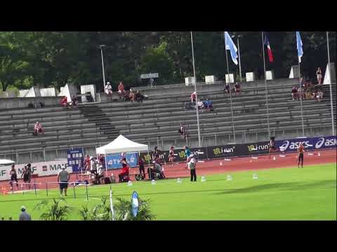 61"65: Camille SERI (400 m HAIES JUF/SERIE 1)  - FRANCE  CADETS/JUNIORS Bondoufle, 20/07/2018