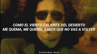 ME ARDE (ANDRÉS CALAMARO) LETRA
