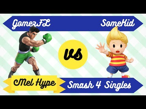 Mel Hype 3.5 - Smash 4 Arcadian - GomezFL (Little Mac) vs SomeKid (Lucas) - LR3