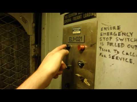 Duo: Haughton Freight Elevator at University of Rochester Todd Union