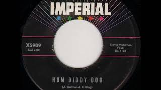 Fats Domino - Hum Diddy Doo (master, stereo) - April 14, 1962