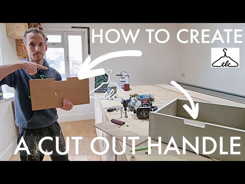 Simple & Easy Fingerpull Cut Out Handles // Perfect Everytime // Vid#128