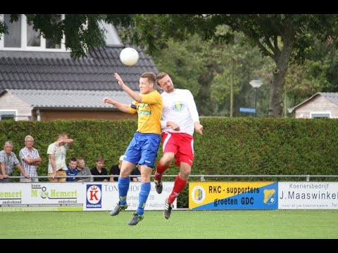 GDC 1 - Heukelum 1, Stijn Schuller kopt op de lat