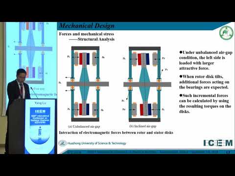 Yang Lu - Design and Analysis of a Water-Cooled Axial Flux Permanent- Magnet Machine for Large Power Direct-Driven Application