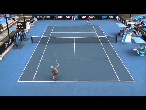 R16: Luke Saville vs Christopher O'Connell - Australian Open 2015 Play-off Highlights