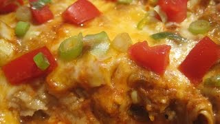 preview picture of video 'CHICKEN ENCHILADA CASSEROLE - How to make CHICKEN ENCHILADA CASSEROLE'