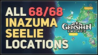 All 68 Inazuma Seelie Locations Genshin Impact