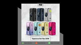 Vaporesso GEN Max 220W Box Mod (Dark Black)