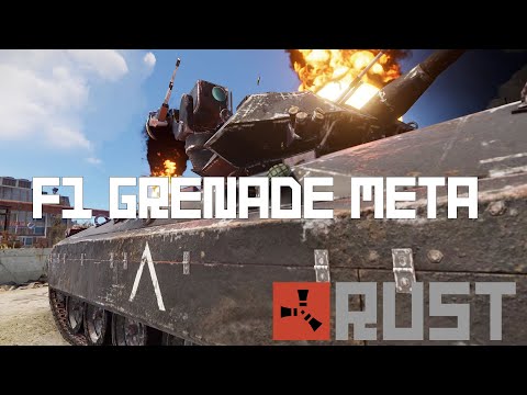 Rust - How to kill Bradley using F1 Grenade Meta (See Link in Desc for 2021 Feb Patch)