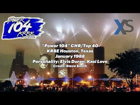 "Power 104" KRBE-FM Houston, Texas - January 1988