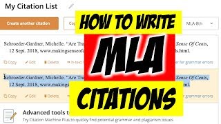 How to Cite a Website MLA