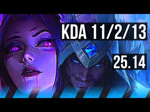 CASSIOPEIA vs SYLAS (MID) | 1800+ games, Legendary | EUW Master | 25.14