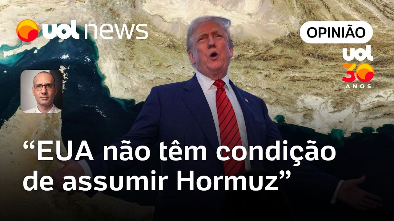 EUA não têm condições de assumir o Estreito de Hormuz como Trump propaga | Charleaux