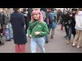 Maisie Williams Virgil Abloh And Gunna Leaving The Heron Preston Fashion Show In Paris