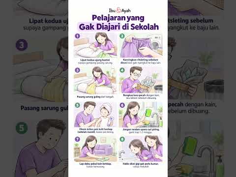 Jarang Diajarkan di Sekolah, Ini 8 Keterampilan Rumah Tangga yang Penting #ibudanayah