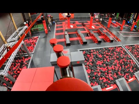 Sky Rider JumpYard Karlstad Son Flies Zipline Linbana Adventure Äventyr Sonen flyger GoPro 🤩