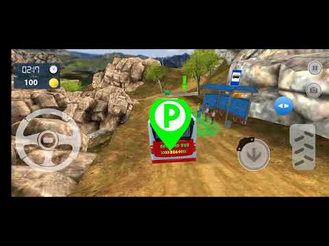 Hill Coach Driver Game - OffRoad Transit Bus Simulator - Android iOS Gameplay