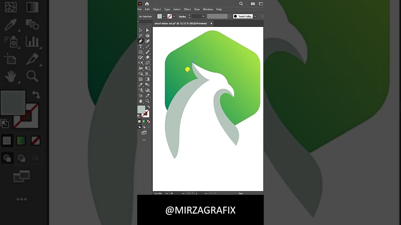 Creative Eagle Logo Tutorial #shorts
