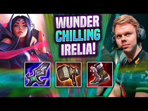 WUNDER CHILLING WITH IRELIA! - FNC Wunder Plays Irelia Top vs Jax! | Season 2022