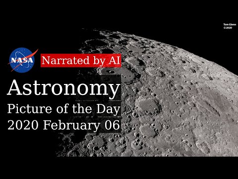 APOD: 2020-02-06 - Southern Moonscape (Narrated by Joanna)