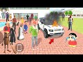 Franklin Shinchan Nai Defender Car Thod Di In Indian Theft Auto Simulator New Update