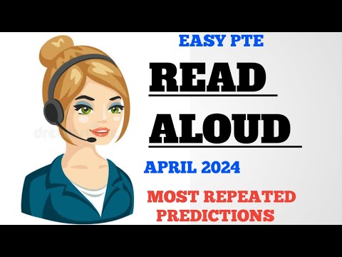 READ ALOUD PTE || APRIL 2024 || MOST REPEATED NEW PREDICTION