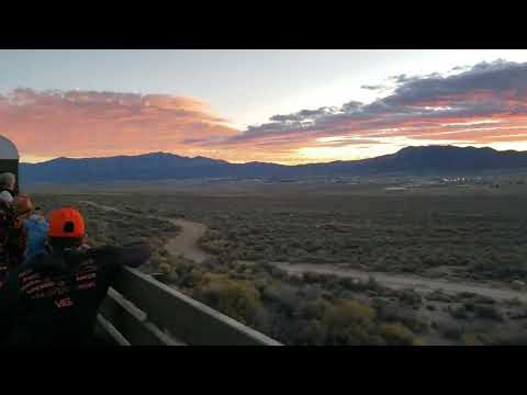 Riding the NNRY "Sunset and Champagne" train