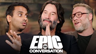 Download lagu Keanu Reeves, Seth Rogen & Aziz Ansari Have an Epic Conversation mp3
