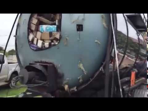 Brazil Fuel truck is packed full of drugs 11.11.2017