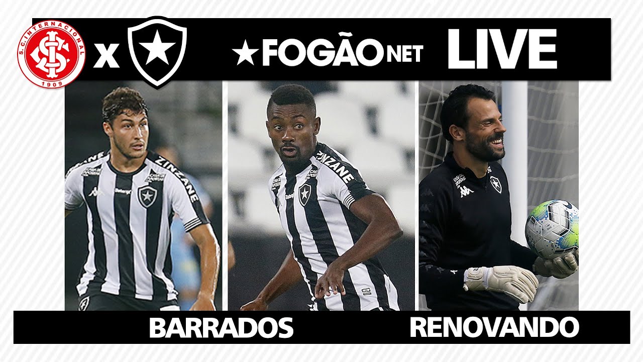 LIVE | Marcinho e Kalou barrados no Botafogo; Diego Cavalieri renovando contrato