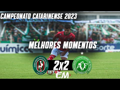CONCÓRDIA 2 X 2 CHAPECOENSE | MELHORES MOMENTOS | CAMPEONATO CATARINENSE 2023