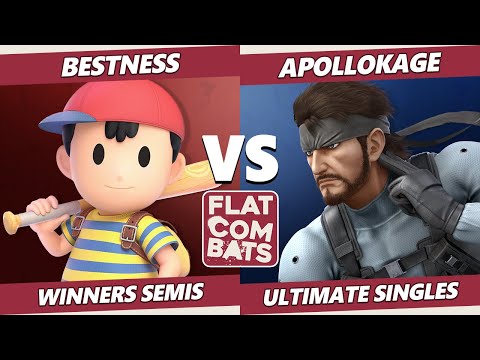 Flat Combats 4 Winners Semis - ApolloKage (Snake) Vs. BestNess (Ness) SSBU Smash Ultimate
