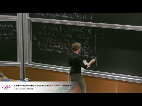 Ana-Maria Castravet : Birational geometry of moduli spaces of curves - Lecture 3