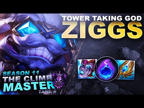 ZIGGS IS THE TOWER TAKING GOD! - Climb to Master S11 | League of Legends