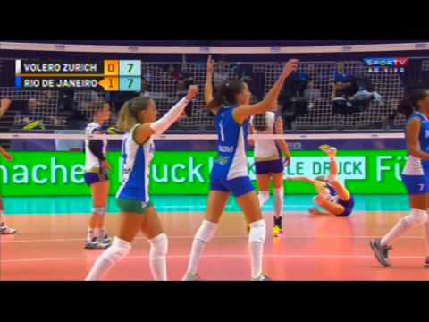 VOLERO ZURICH (SUI) X REXONA-ADES/RIO (BRA) - Mundial de Clubes Feminino 2015
