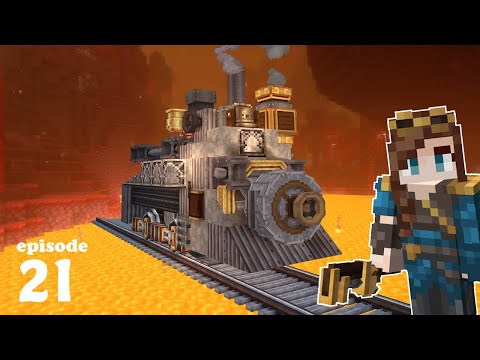 Create Trains in the NETHER?!? – Vault Hunters 1.18 SMP: Episode 21