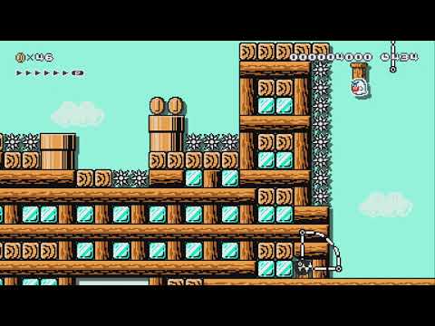 Wooden City 6-1 by Achotoni - Super Mario Maker 2 - No Commentary 1by