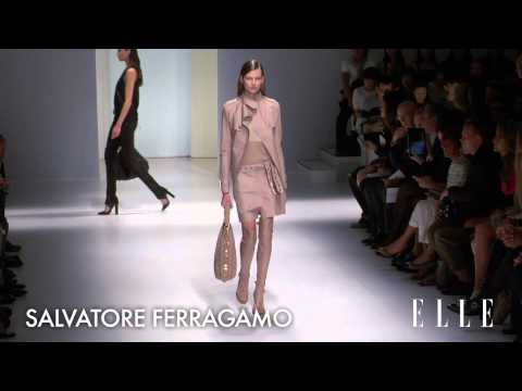 Salvatore Ferragamo 2013 SS Runway Show Milan Fashion Week ELLE TV