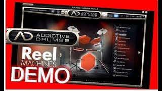 Video thumbnail for REEL MACHINES Adpak DEMO - Addictive Drums 2 - XLN Audio by PBOenVIDEO