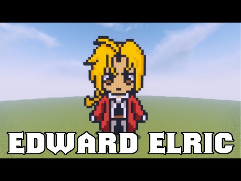 Edward Elric [Full Metal Alchemist] - Minecraft Pixel Art [#125]