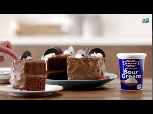 FAGE Sour Cream Chocolate Cake