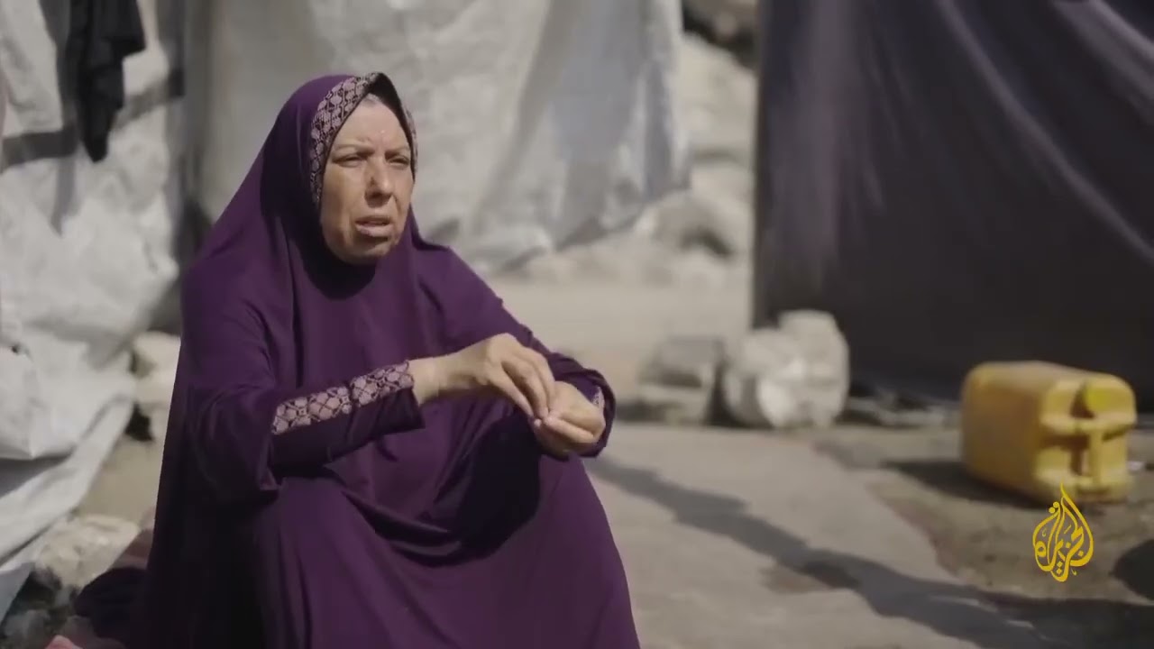 تقرير اعدته قناة الجزيرة عن تفاقم أزمة الصرف الصحي - غزة