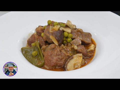 Estofado de ternera con setas - Sabor y más sabor