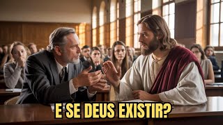 Um professor ateu desafiou DEUS em sala de aula… e JESUS lhe respondeu pessoalmente..!